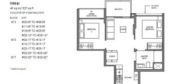 springleaf-residence-floor-plan-2-bedroom-type-b1-singapore springleaf-residence-floor-plan-2-bedroom-type-b1-singapore